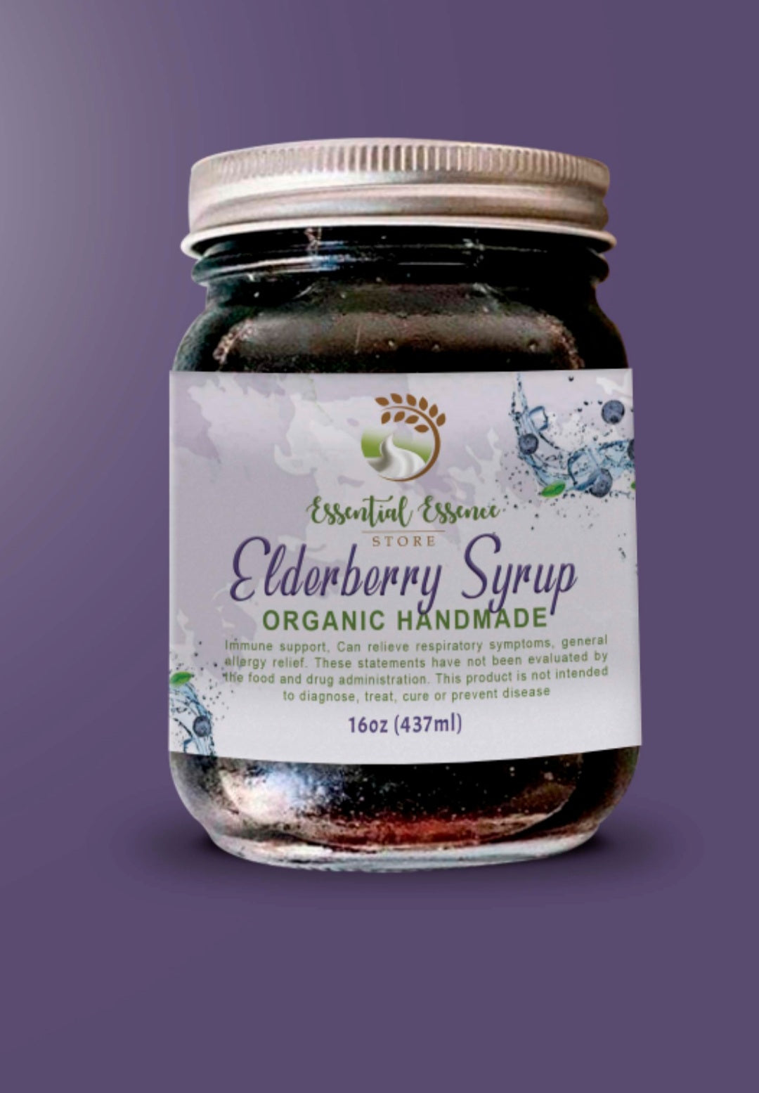 Organic Elderberry Syrup
