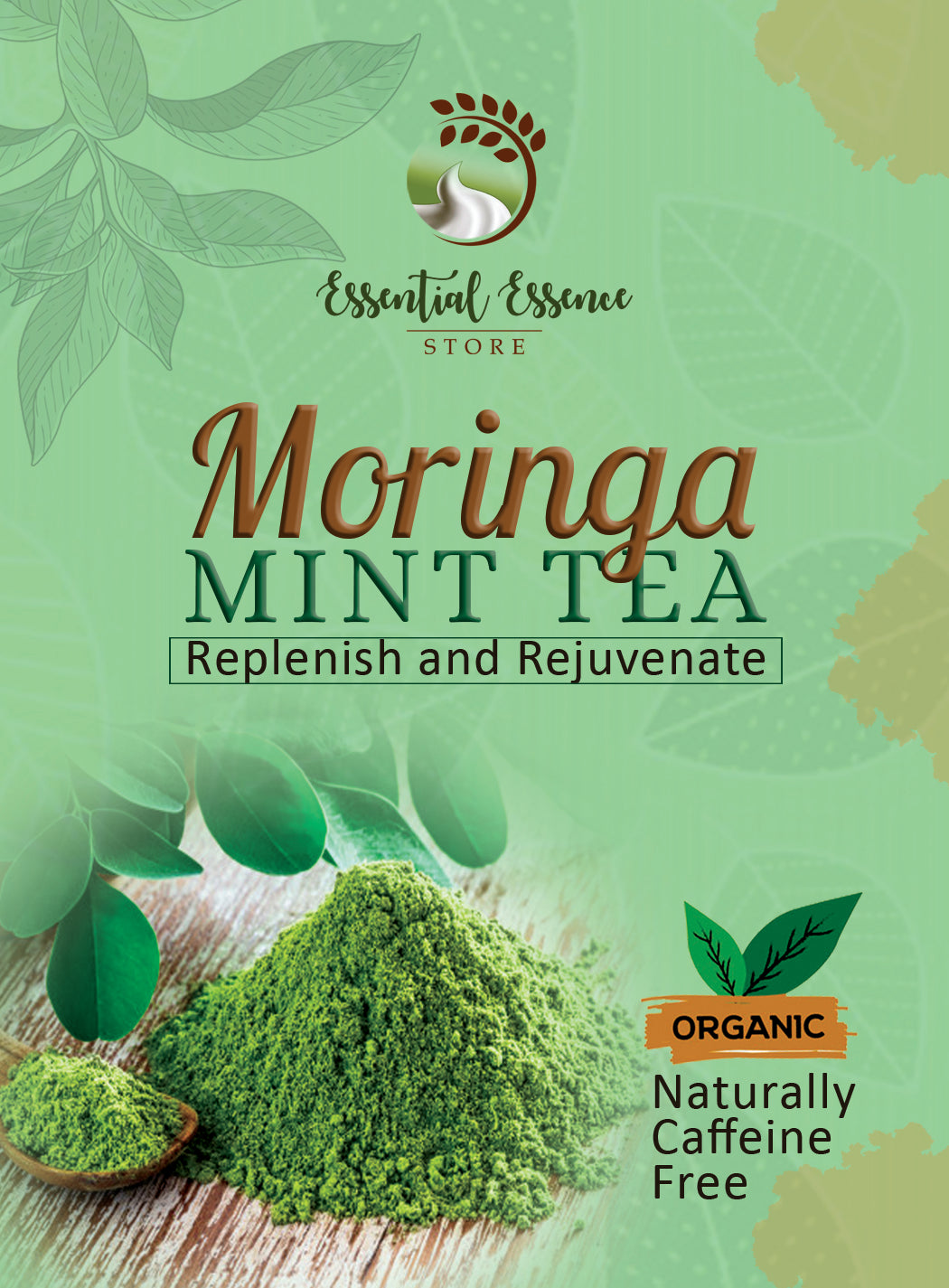Organic Moringa Mint Tea