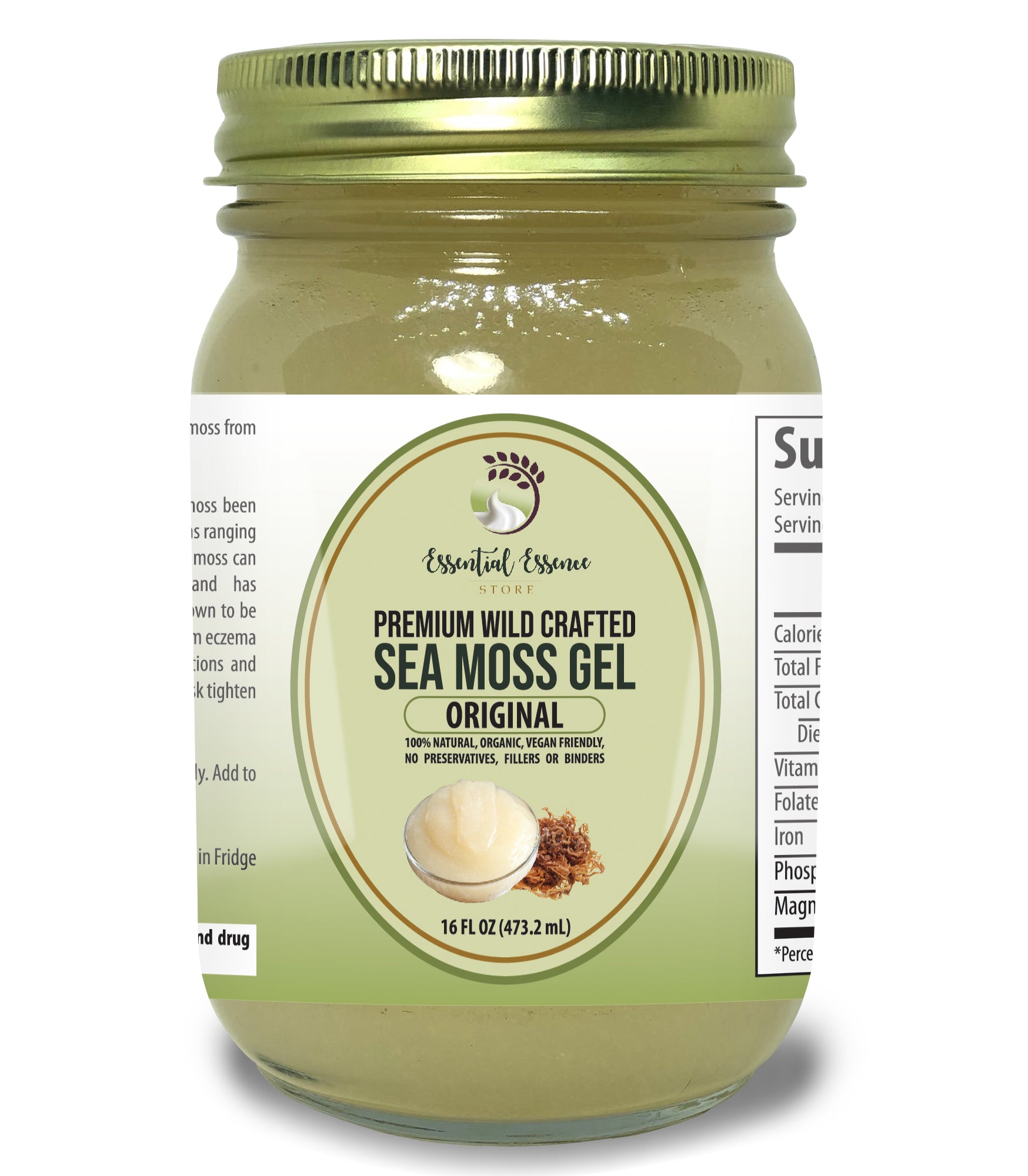 Premium Sea Moss Gel – Essential Essence Store LLC