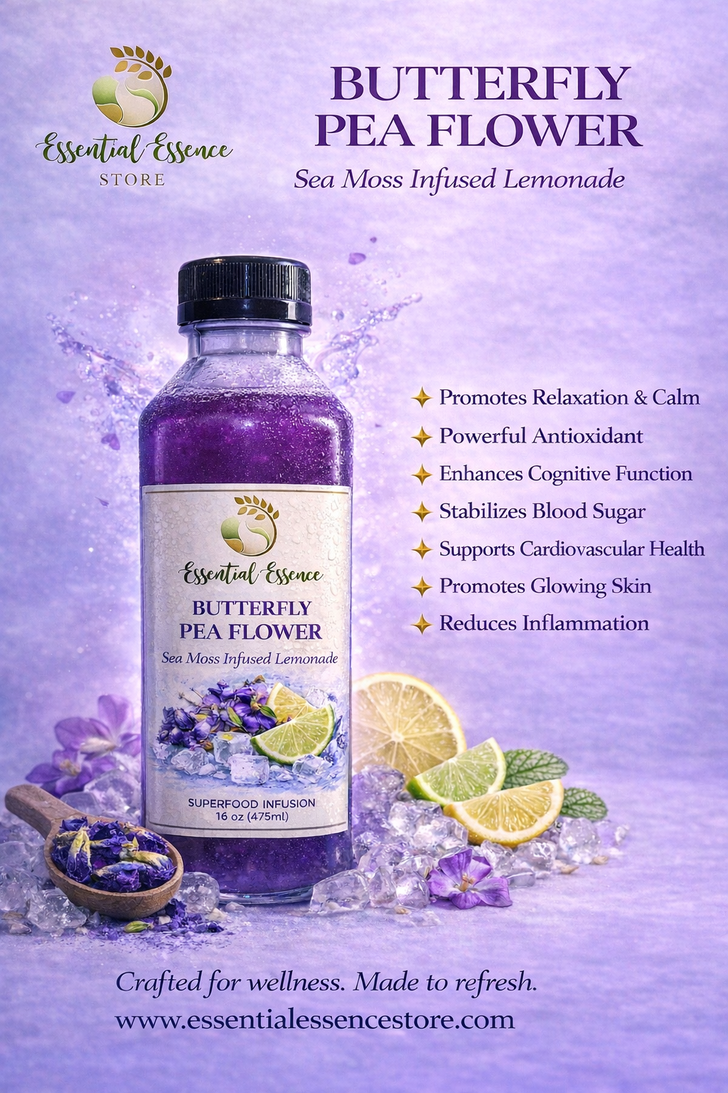 Sea Moss infused Lemonade