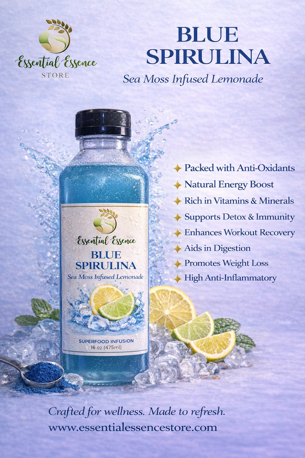 Sea Moss infused Lemonade
